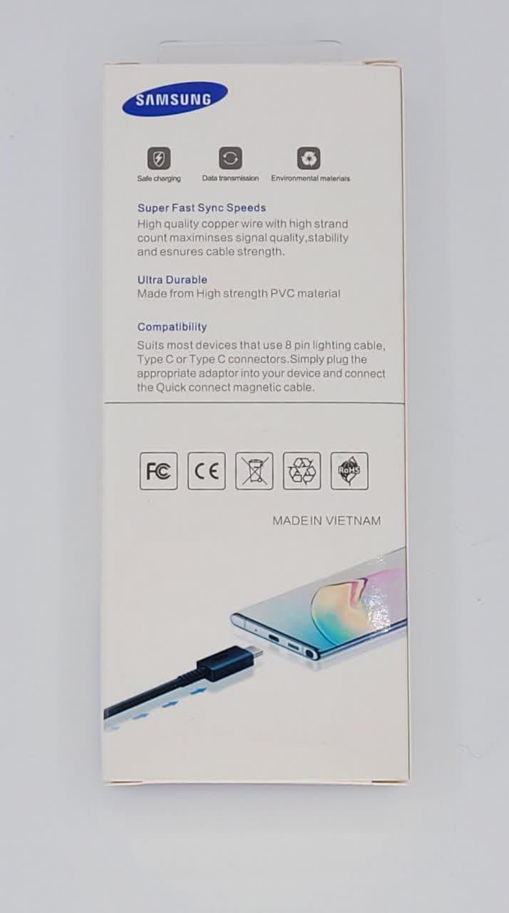 کابل تبدیل Type-C به Type-C اصلی سامسونگ طول 1 متر