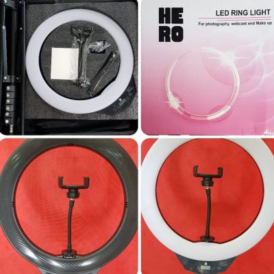 رینگ لایت Ring Light LED Hero 13 Inch + پایه